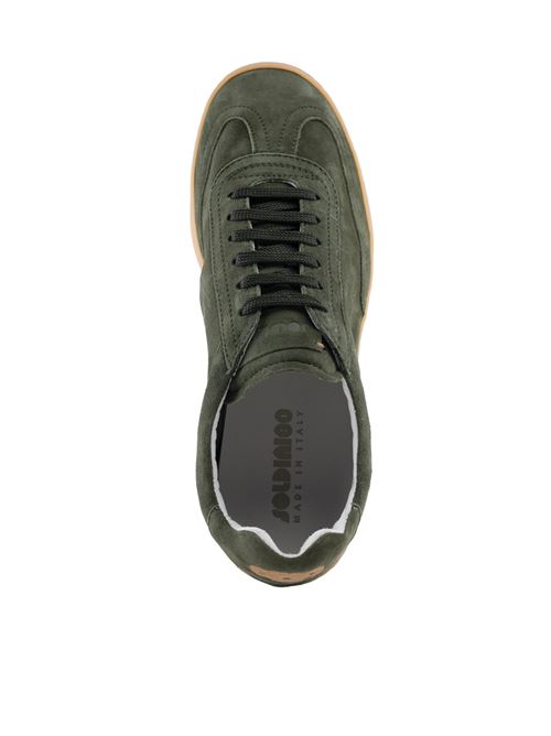 Sneakers Akira Amalfi in suede verde abete SOLDINI | 80000 A SL2ABETE+ABETE